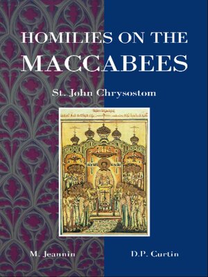cover image of Homilies on the Maccabees